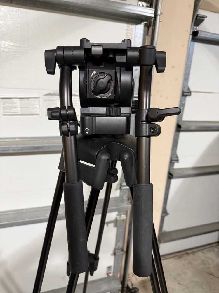 Libec RH45D Fluid Head with RT40RB Tripod Legs and SP-2B Spreader ✅A+ Condition✅