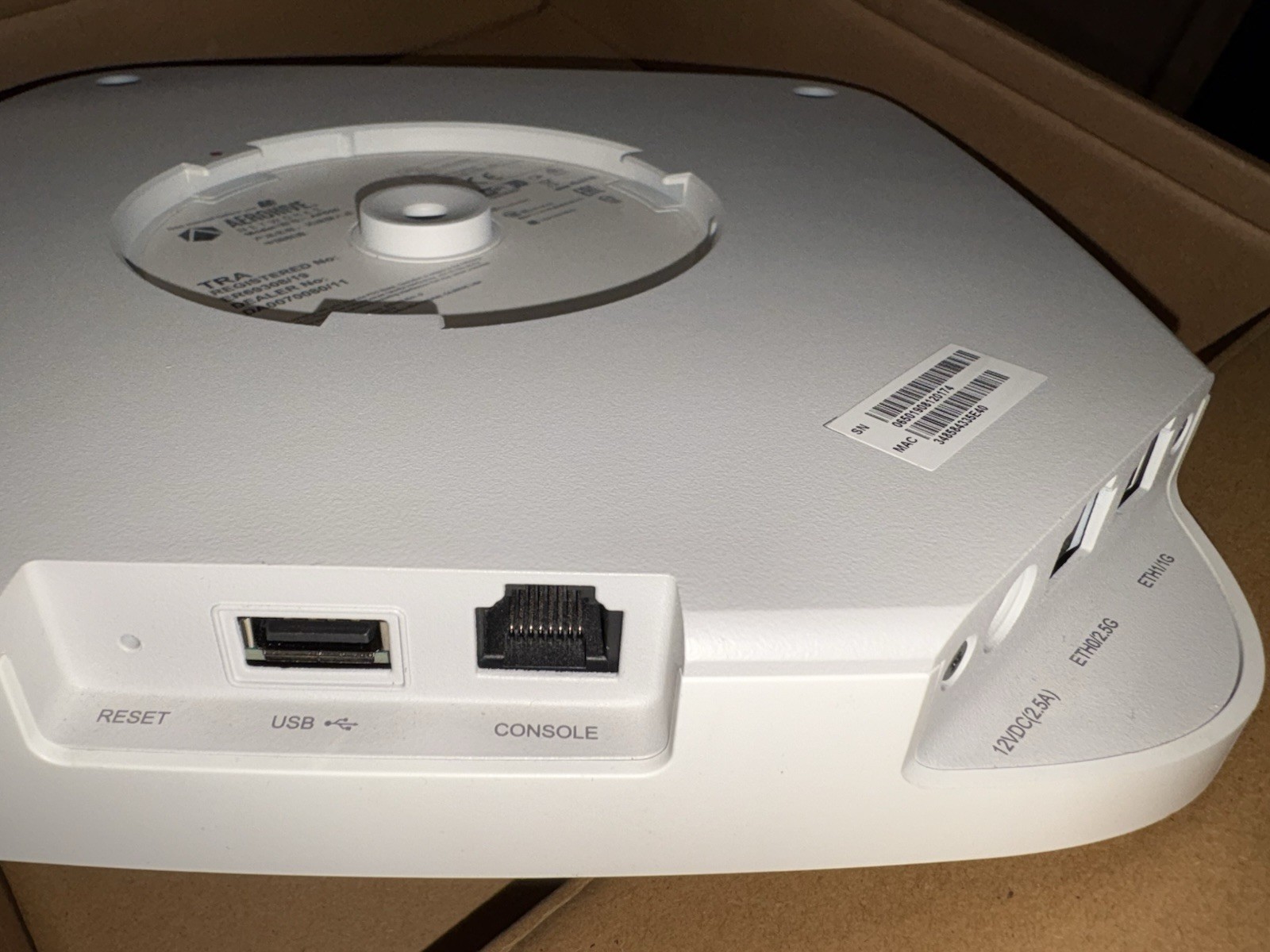 Lot Of 5 Aerohive Networks AP650 Wireless Access Point