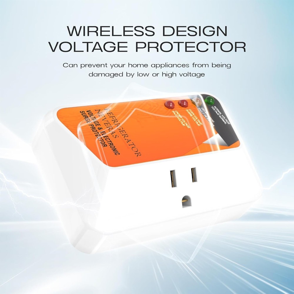 Adjustable Delay Voltage Surge Protector for Refrigerators & High-Power Devices