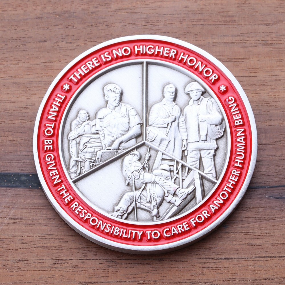 Emergency Medical Services EMS Challenge Coin
