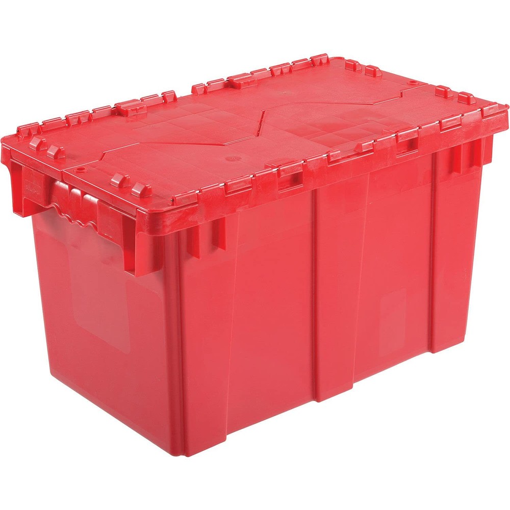 Distribution Container With Hinged Lid 22-3/8x13x13 Red