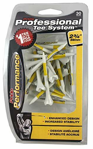 Pride Professional Tee System Evolution Tee, 2-3/4 inch - 30 Count (Yellow)