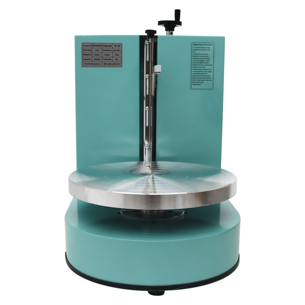 110V Automatic Cake Cream Spreading Coating Smearing Machine 4"-12" Cake Green