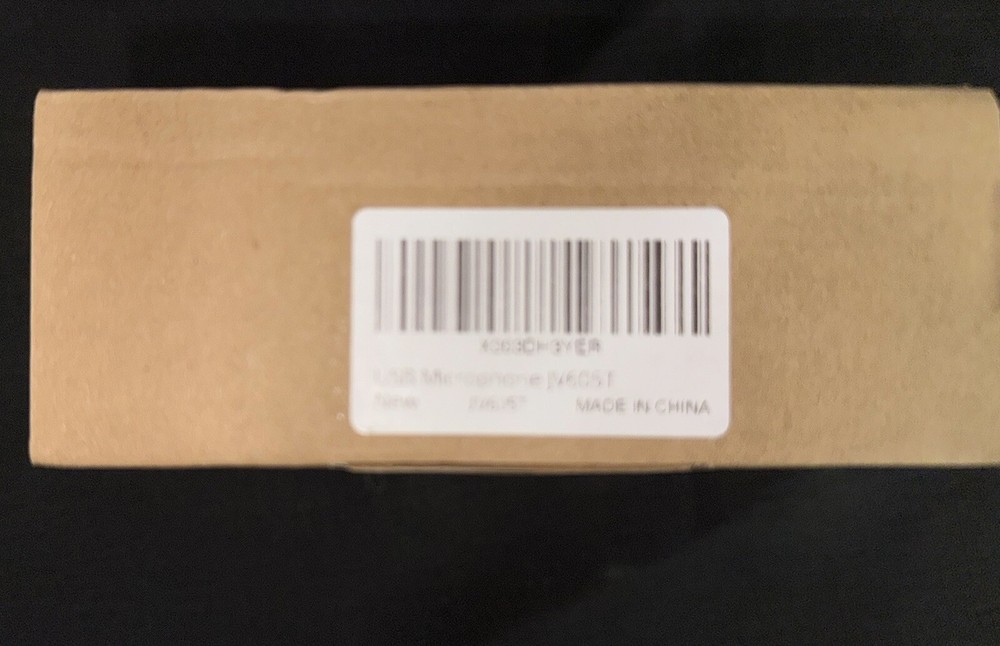 NEW Computer Gooseneck Microphone JV605 w/Mute Button Multi-Platform Compatible