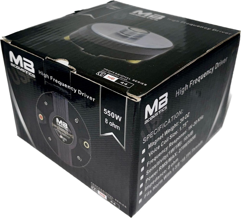 Titanium Compression Driver UPGRADE REPLACEMENT for Peavey DX14, 1-3/8” Screw-on