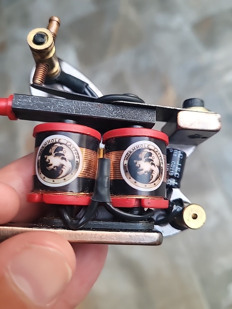 Wormhole Double Coil Tattoo Machine Unit Only Thread Cutter