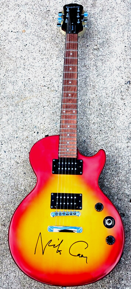 NICK CAVE SIGNED Epiphone Guitar JSA COA THE BAD SEEDS