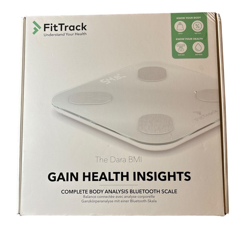 Fittrack Dara Smart BMI Digital Bluetooth Scale FT001 Measure Weight & Body Fat