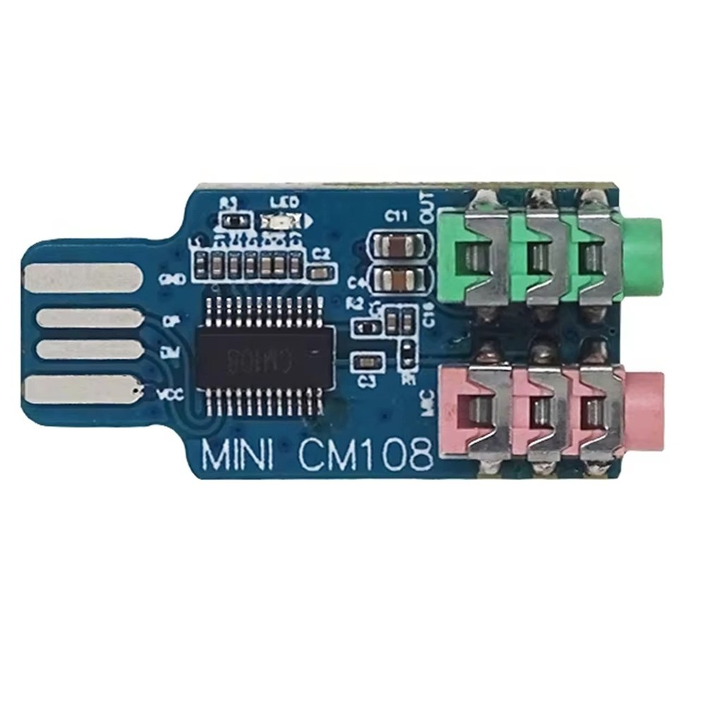 CM108 USB Sound Card Module Computer External Sound Card for Laptop9938