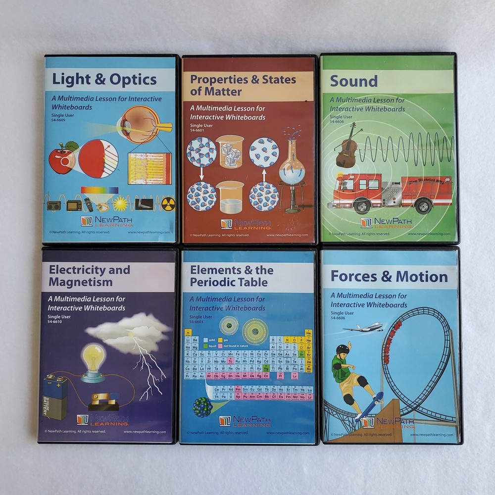 6 SCIENCE NewPath Learning INTERACTIVE WHITEBOARD PC-CD ROM Lessons Mac Windows