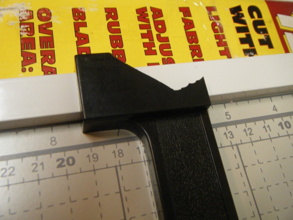 Paper Cutter 12" unused blade lock