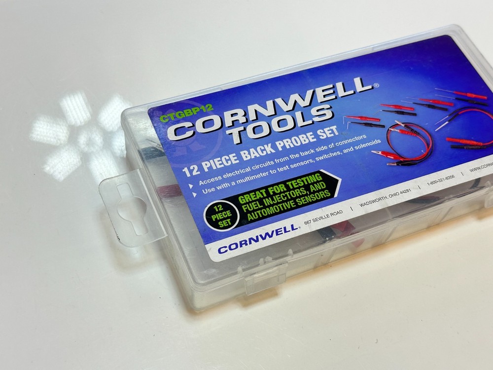 NEW Cornwell Tools CTGBP12 12pc Back Probe Harness Connectors Set Kit