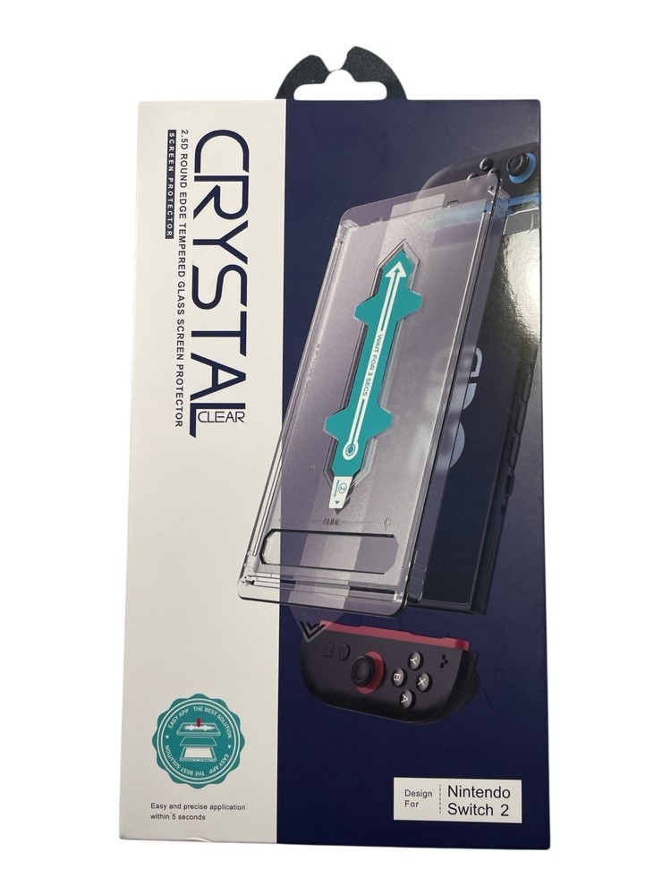 Crystal Clear Screen Protector for Nintendo Switch 2 - Tempered Glass