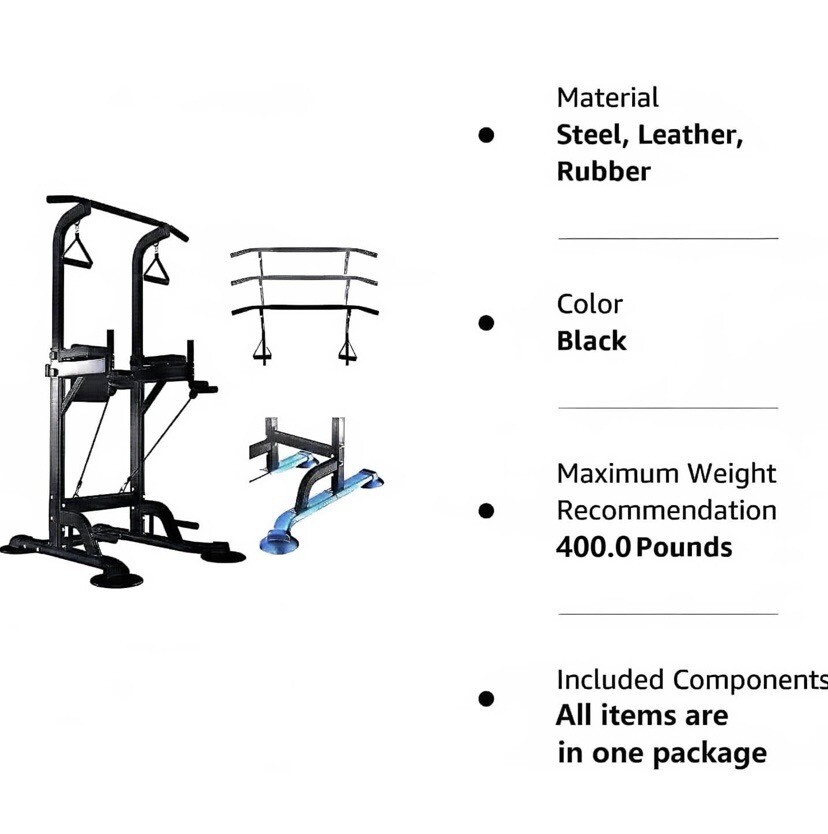 Tappio Power Tower Pull Up Bar for Home Gym, Multi-Function Pull Up