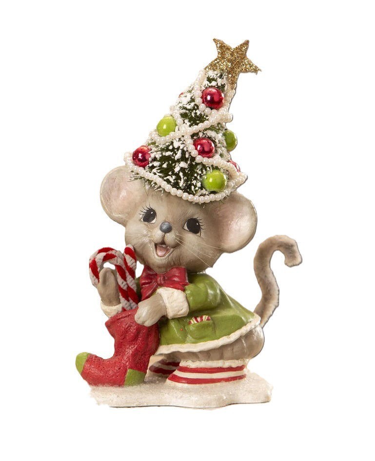 Bethany Lowe - Christmas - Memzi Mouse Table Piece - TD3181