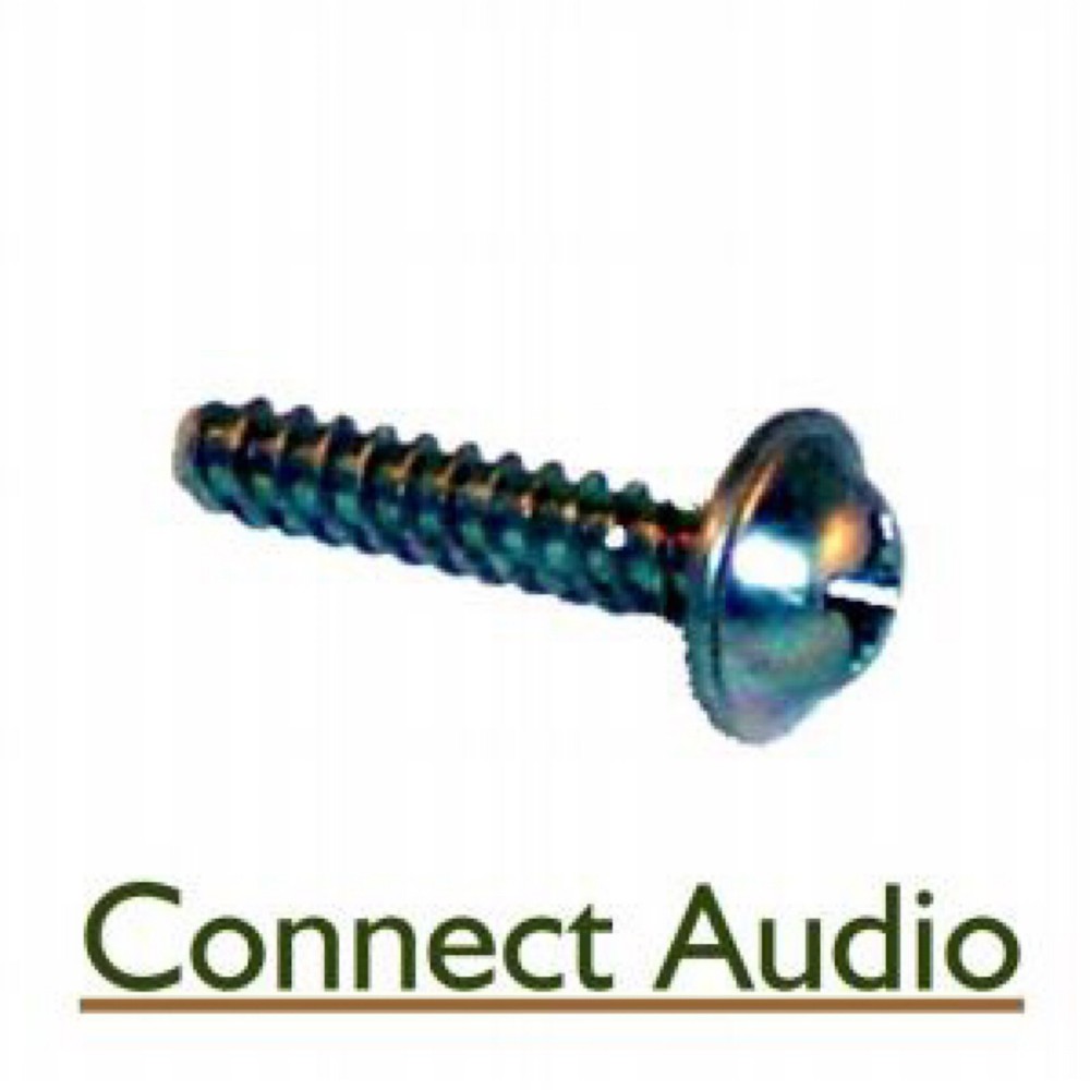 GENUINE Technics SL-1200MK2 Inner Plastic Base Weight Screw (BLACK) (FLAT TIP)