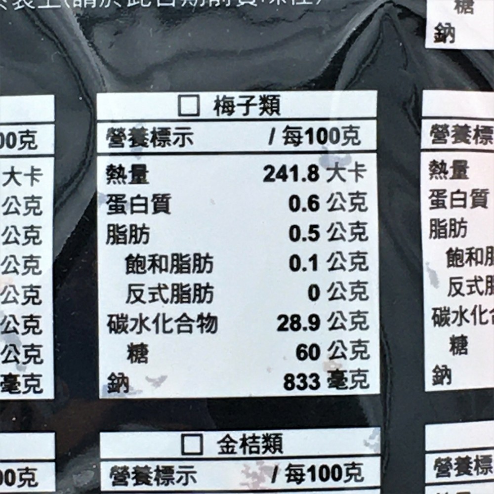 李正合興蜜錢 - 餐後梅(Plum After Meal) 70g