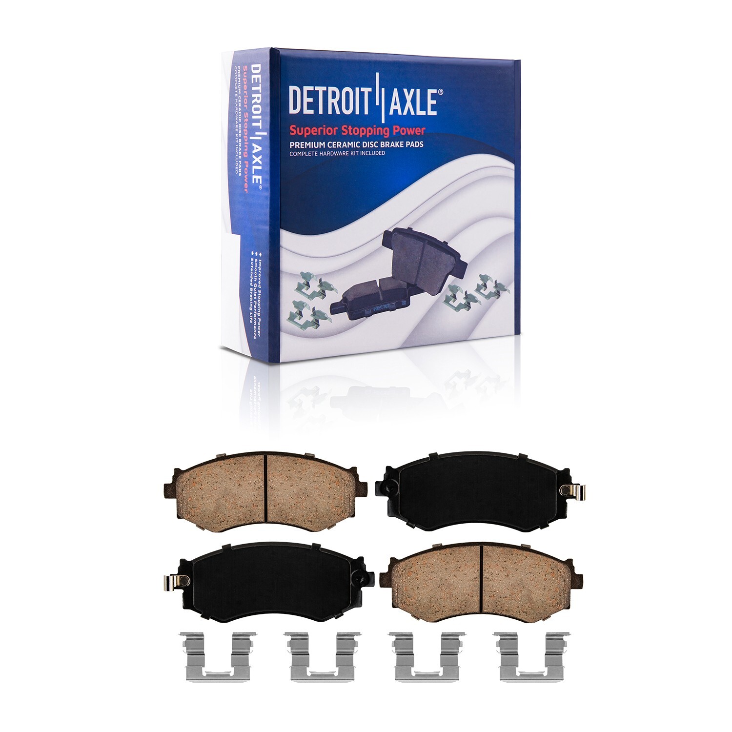 Front Rotors & Brake Pads + Rear Drums & Shoes for 2001-2006 Nissan Sentra 1.8L