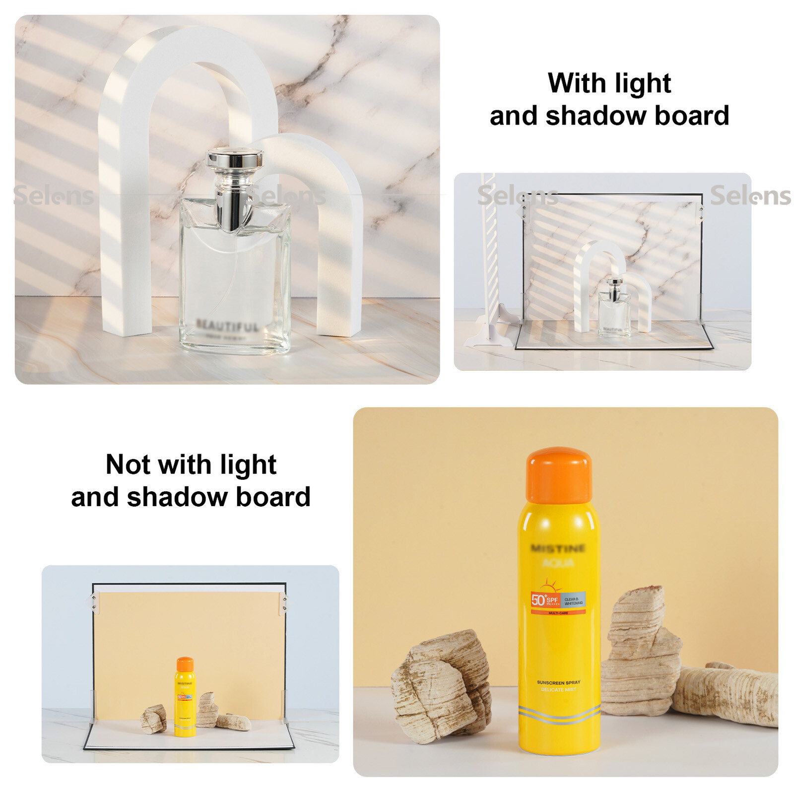 12Pcs Photography Background Paper Photo Backdrop Board Table Top Small Product