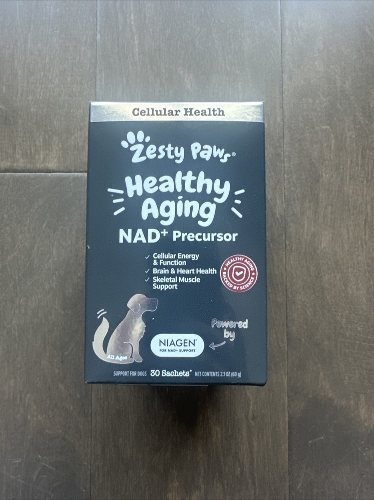 NAD+ Precursor for Dogs Brain Heart Cell Function Health Chicory Root 30 ct