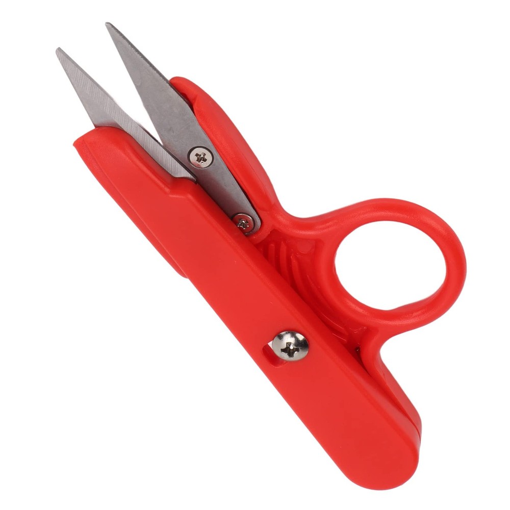 3Pcs Compact Red Stainless Steel Thread Snips, Small Sewing Scissors for Stit...