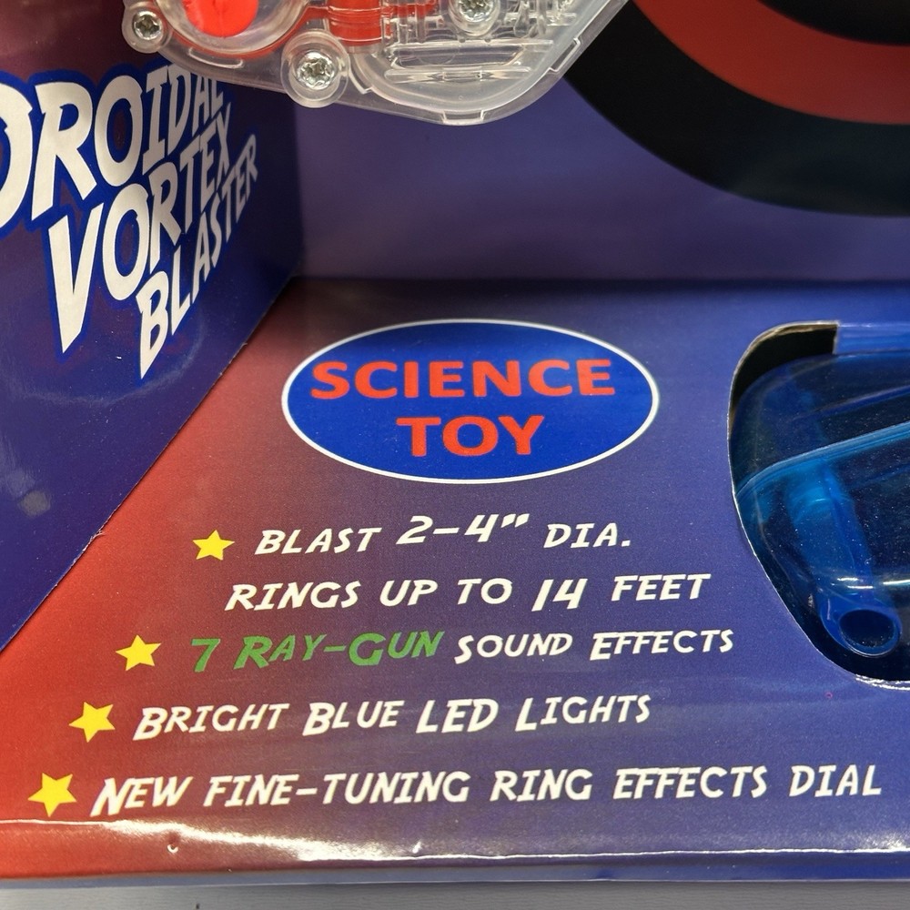 Zero Blaster Toroidal Vortex Blaster Smoke Ring Shooter NO FLUID! Zero Toys NEW!