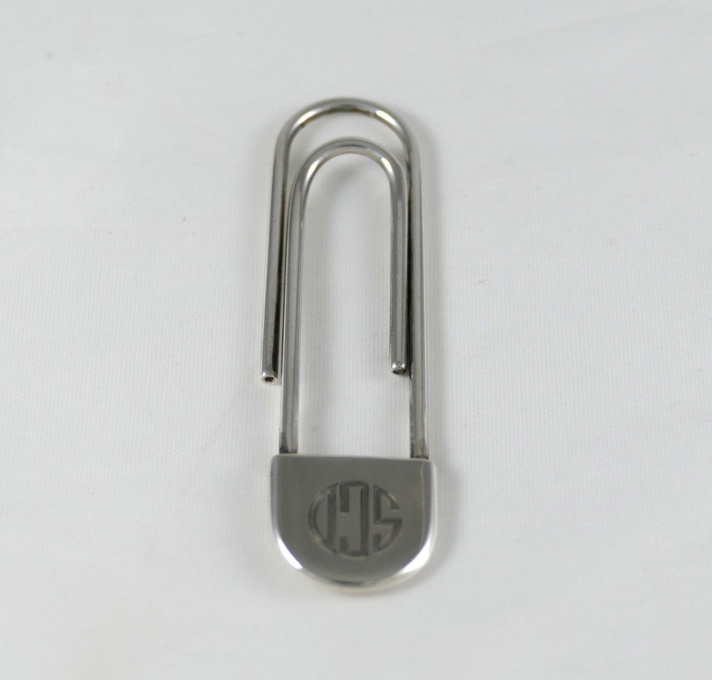 Gorham Modernist Sterling Silver Paper Clip Desk Object