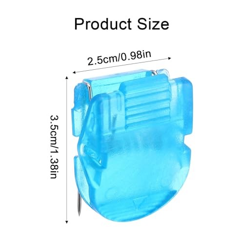 12 Pcs Cubicle Clips for Fabric Walls, Plastic Cubicle Hooks for Fabric Walls