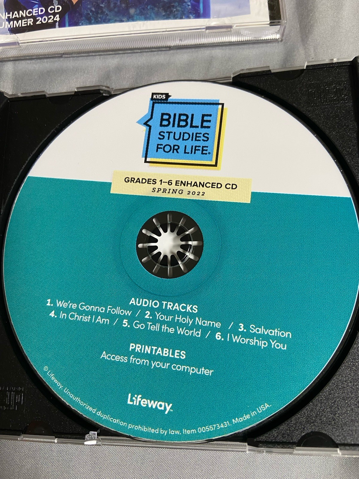 Lifeway Bible Studies For Life CD Lot Of 6 Christian Studies Grades 1-6