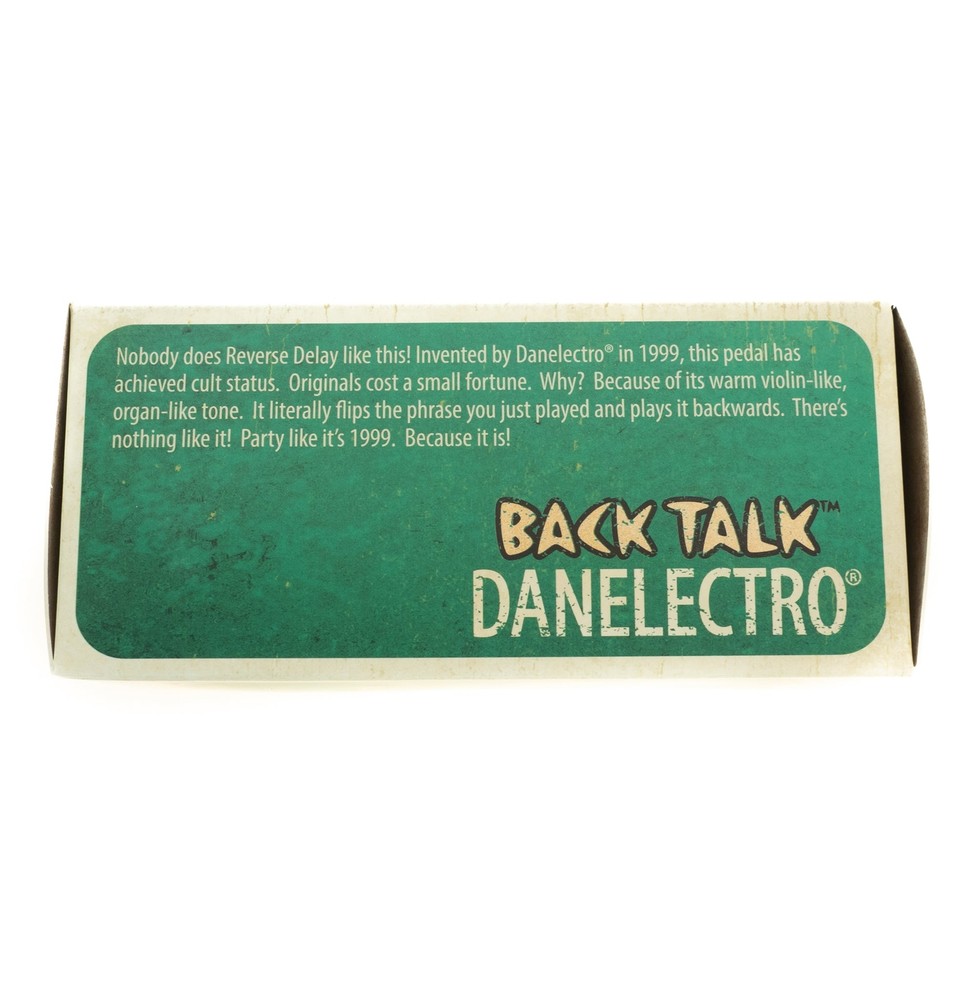 Danelectro Back Talk reverse delay guitar effect pedal - new - authorized dealer