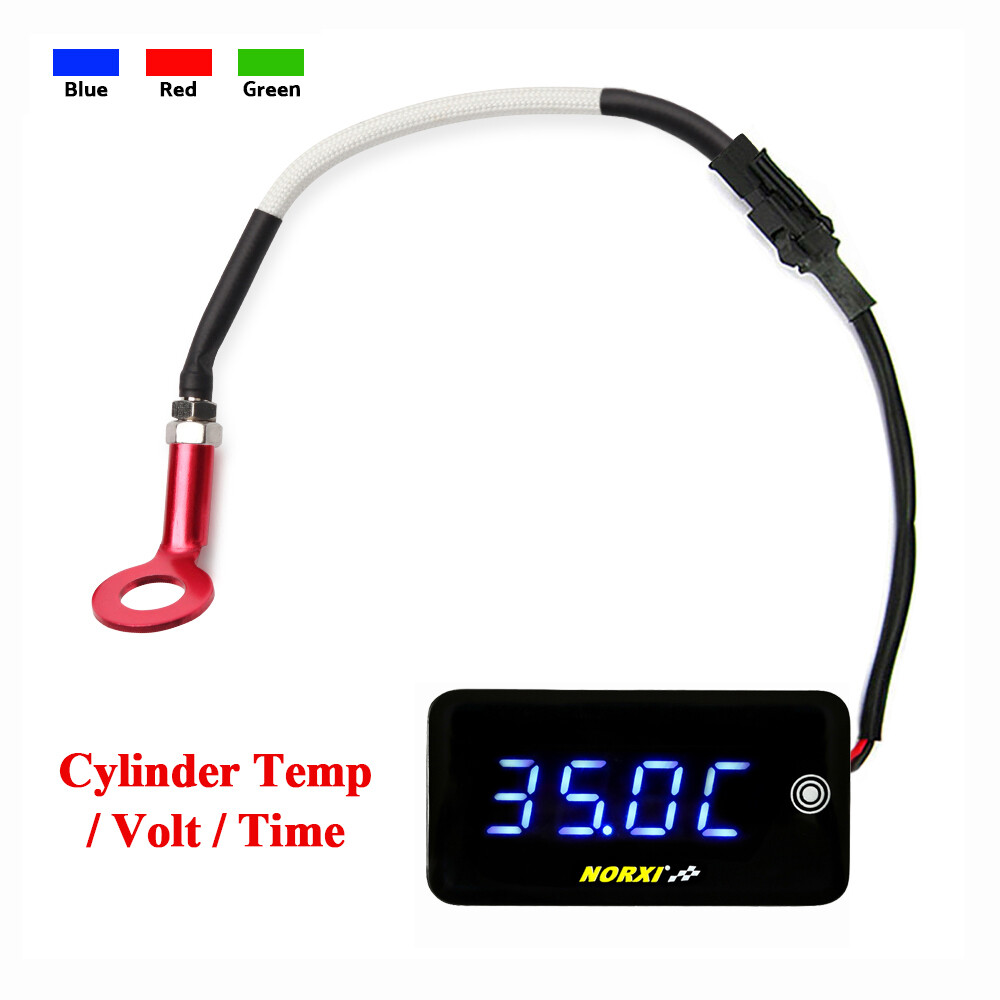 koso Motometer Engine temperature Volt Time 3 in 1 LED Display NORXI Automatic