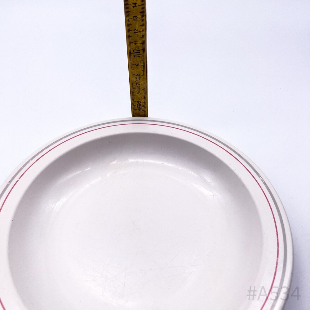 EMSA Plastic Camping Plates W. Germany | Camping Tableware 2 Pieces