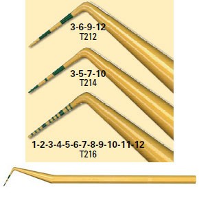 PDT, Inc Easy View 3-6-9-12 Plastic Probe, Single End with Octagonal Handle