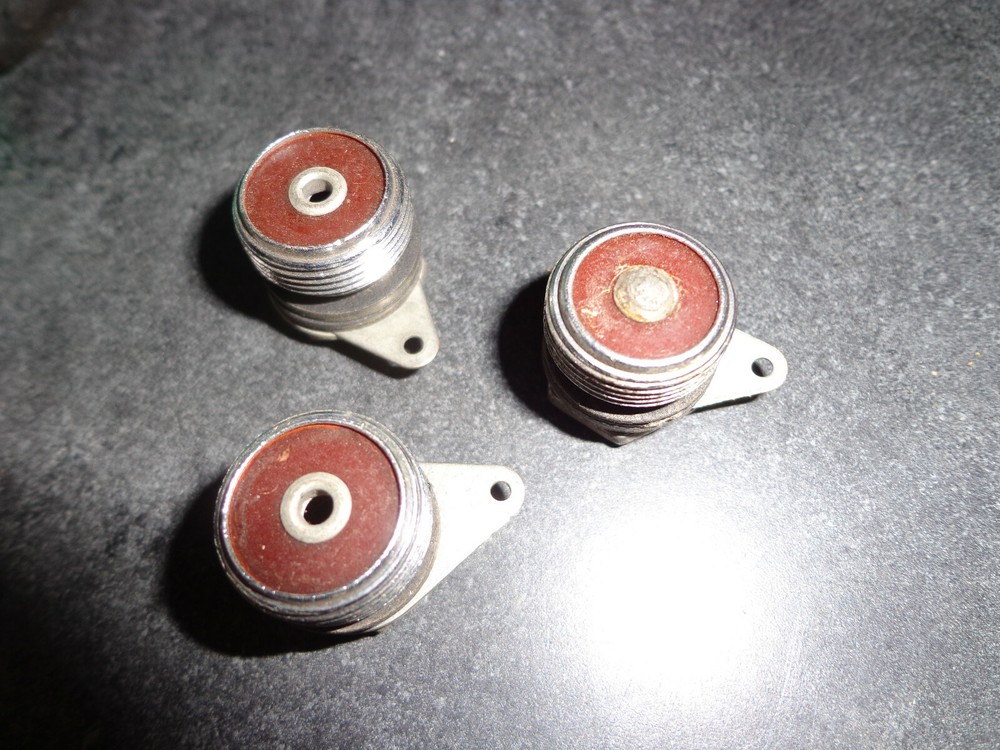 1pc Switchcraft nos vintage probe chasis connector jack button plug chasis jack