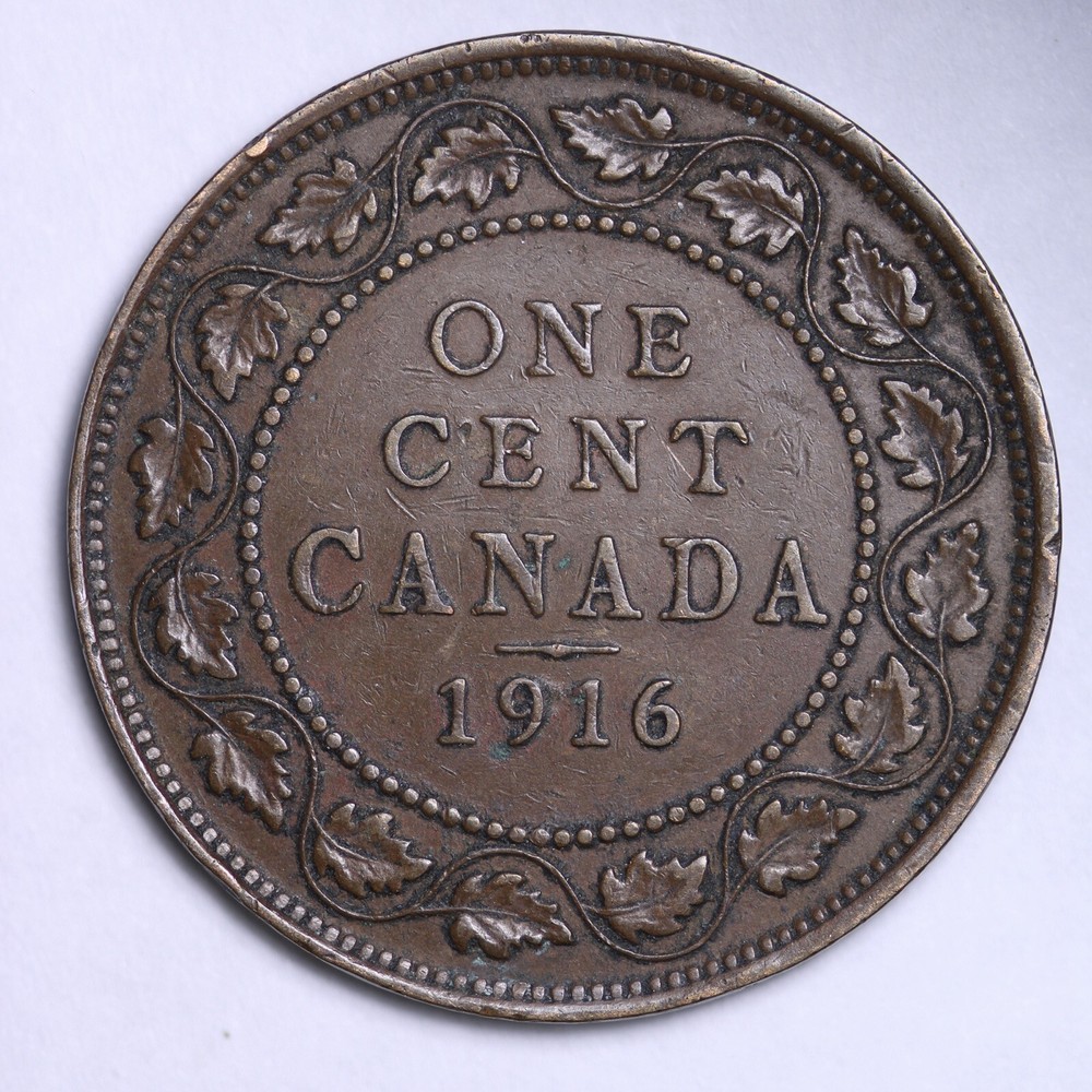 1916 Canada 1c One Cent Penny NICE COIN!
