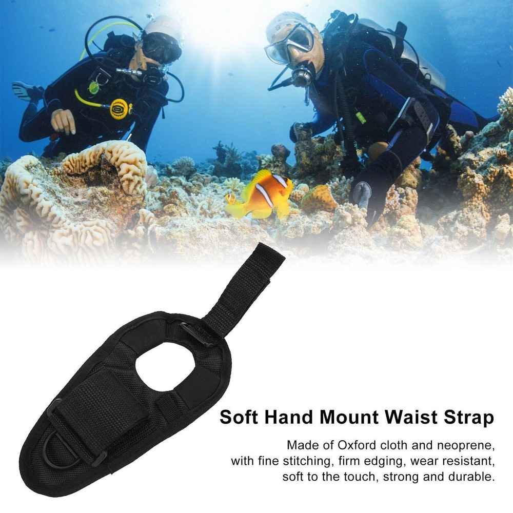 Diving Flashlight Hand and Arm Strap Universal Adjustable Soft Hand Mount Waist