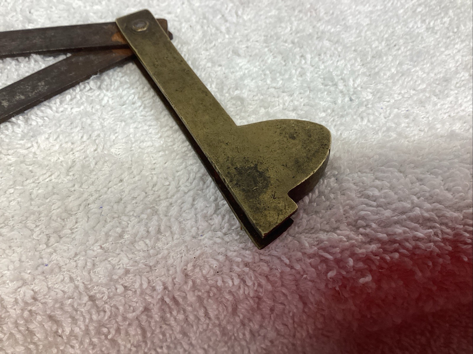 Rare Antique 2 Blade Brass Steel Fleam Bloodletting Surgical Tool