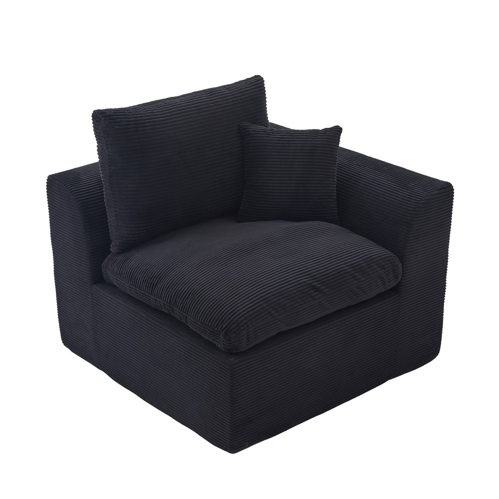 UNITED WE WIN Modular Sectional Sofa Cloud Couch,Comfy Cloud Modern Sofa,2 Sea