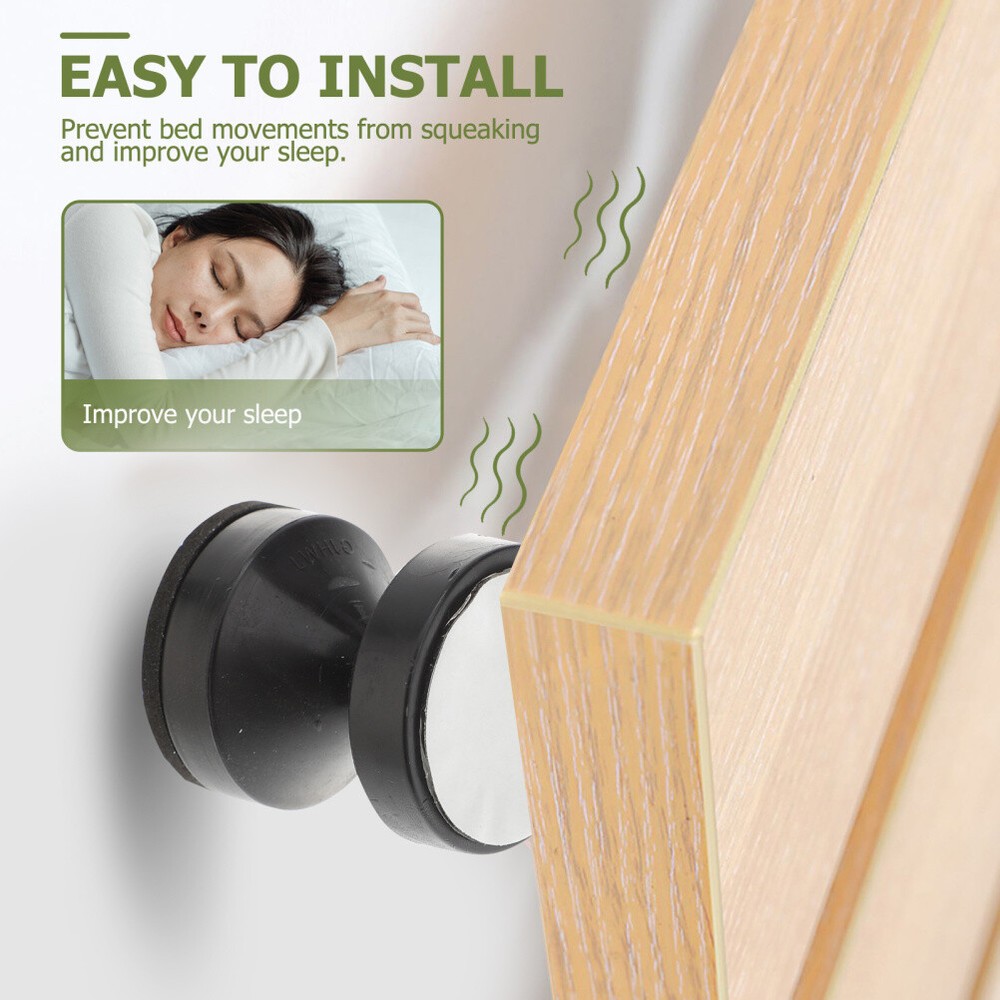 2 Pcs Bed Frame Adjustable Threaded Headboard Stopper Anti Shake Support Tool