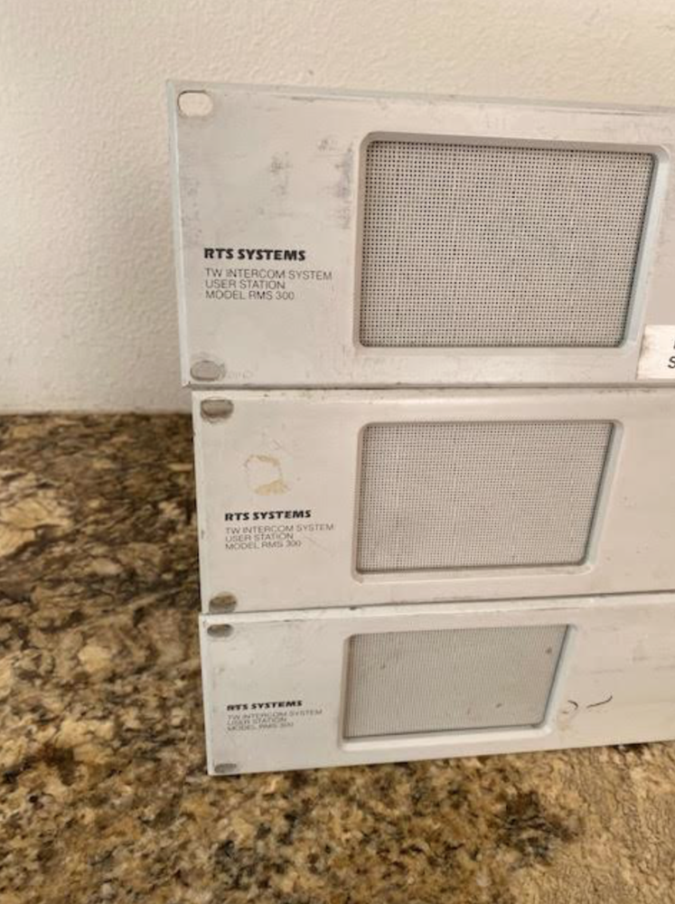 RTS Systems Intercom RMS300 w/ Micrphone & Speaker - From Oprah Winfrey studios