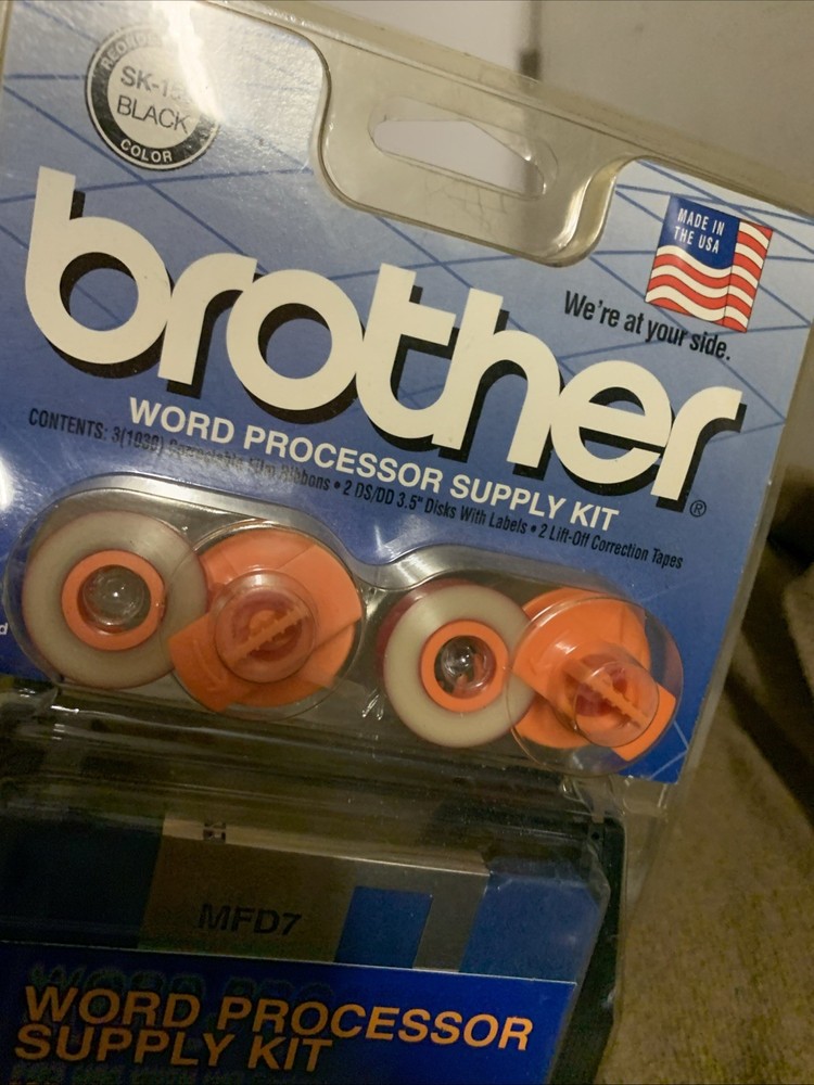 Brother SK-150 Starter Kit Typewriter Word Processor Accessory Kit Black New