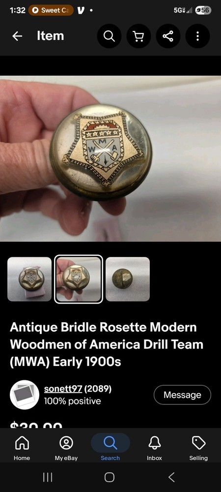 Modern American Woodsman Bridle Rosette