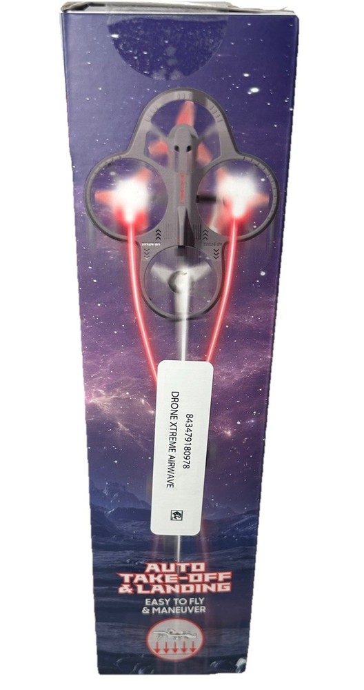 SHARPER IMAGE XTREME AIRWAVE HIGH-PERFORMANCE REMOTE CONTROL DRONE