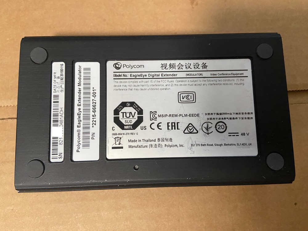 Polycom Eagle Eye Digital Extender Modulator 2215-66627-001
