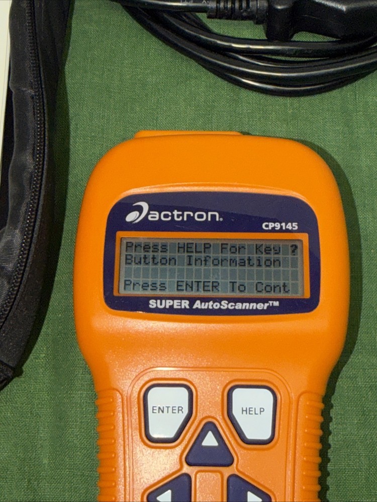 Actron CP9145 OBD Scanner Diagnostic Tool With Cables. Working Condition. Nice.