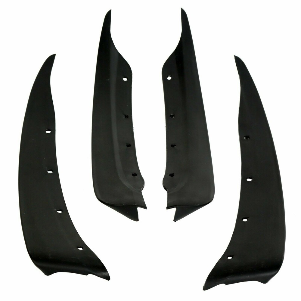 Front And Rear Mud Flaps Molded Splash Guards Fit 2005-2013 C6 Corvette