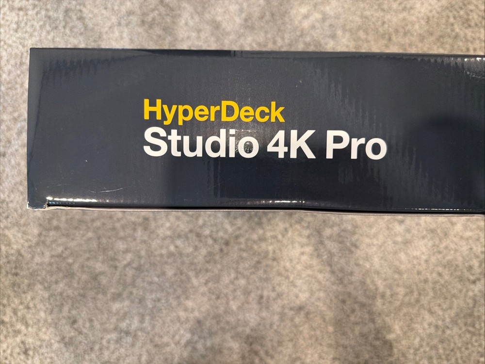 Blackmagic Design HyperDeck Studio 4K Pro New Open Box