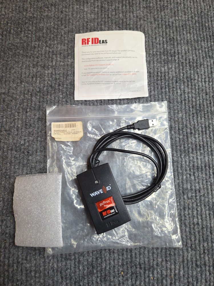 RFIDEAS RDR-80081AKU WAVE ID pcProx Plus Access Control Reader USB