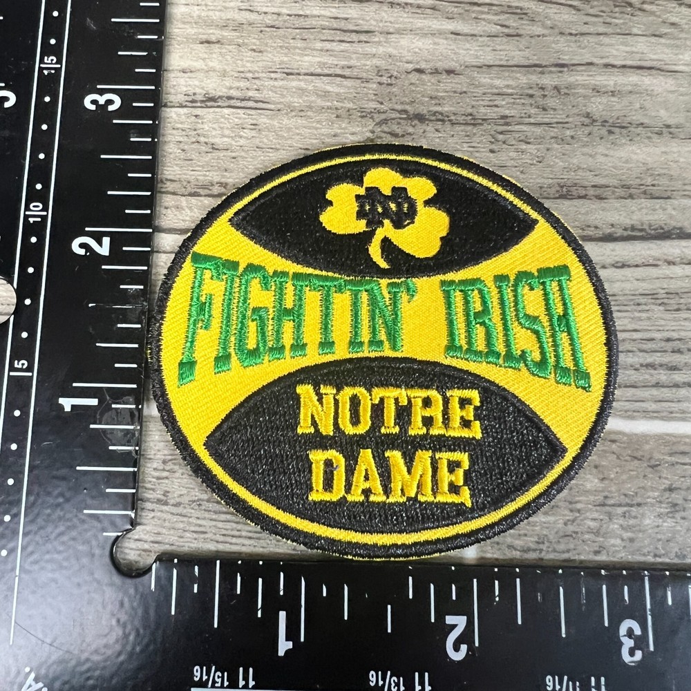 Notre Dame Fighting Irish Embroidered Iron on Patch