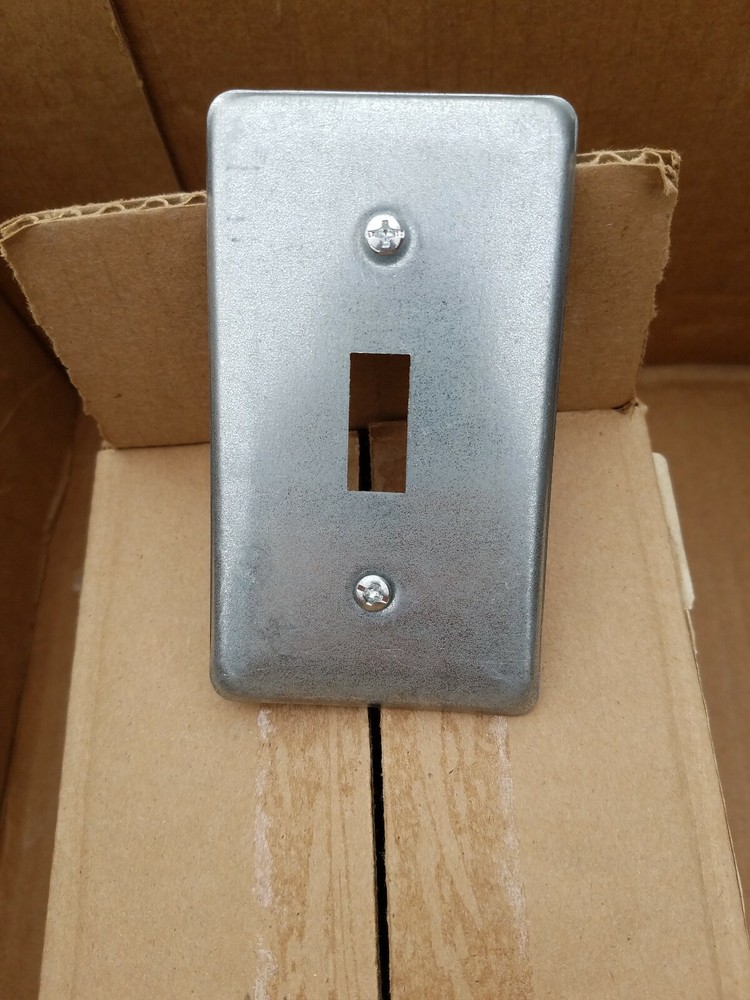 Cooper Crouse-Hinds TP618 Raised 1/8" (6) (one toggle switch)Utility box cover.